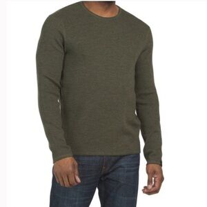 rag & bone army green crewneck sweater